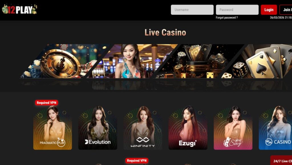 12Play Live Casino