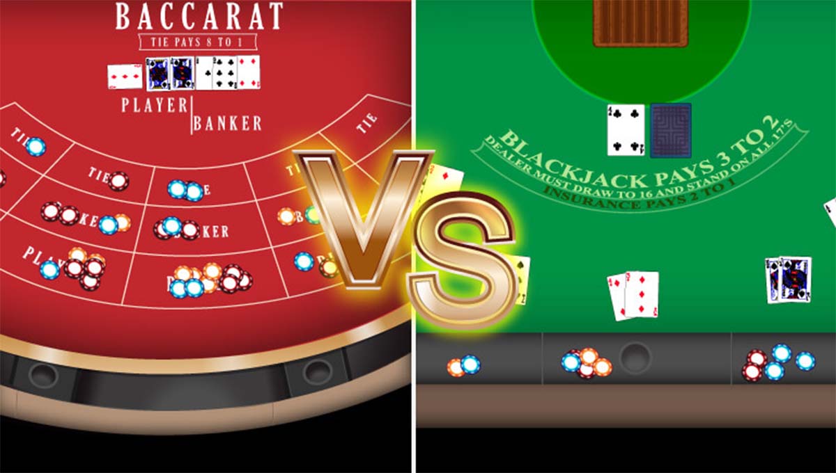 Differences Between Baccarat and Blackjack Singapore