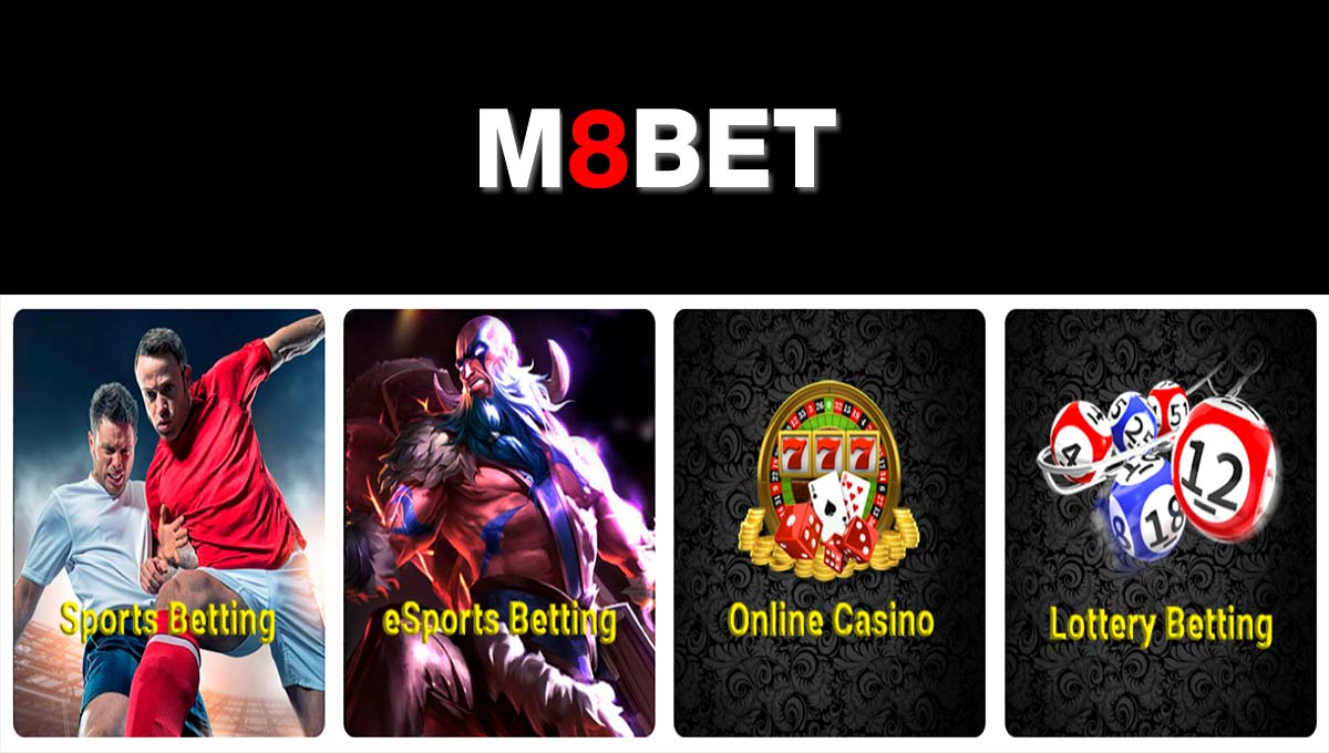 M8Bet mobile variety of casino games