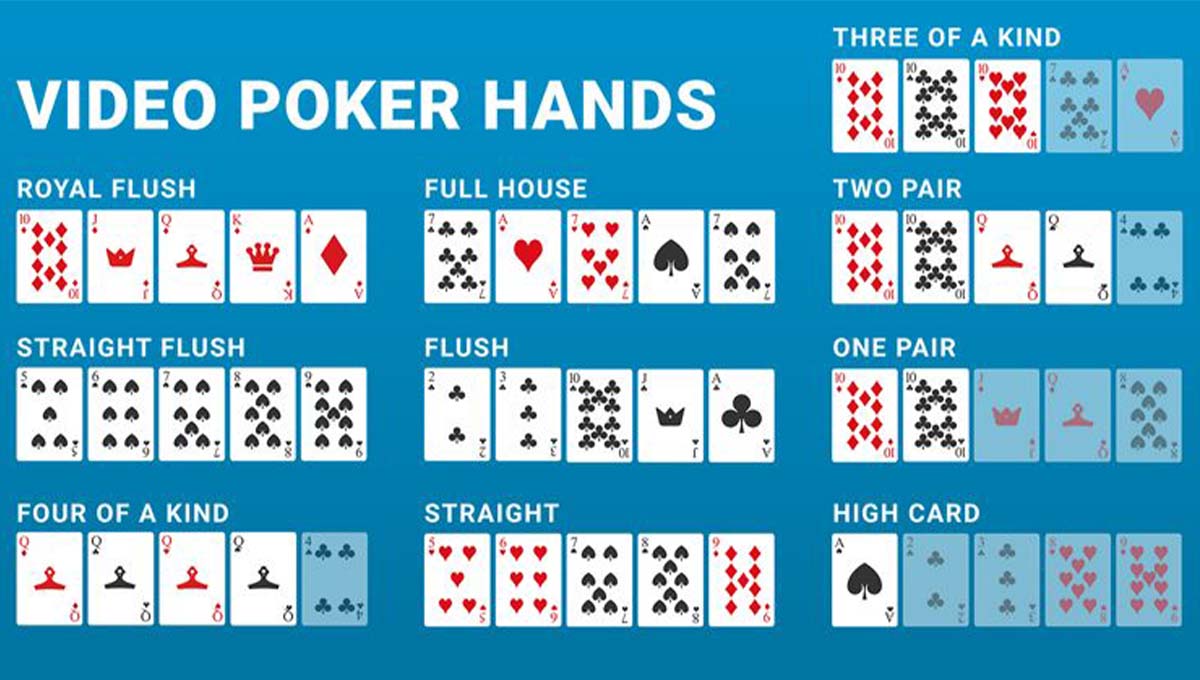 The Combinations of Cards in Video Poker Online Singapore