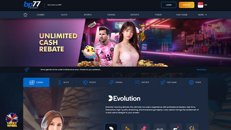BP77 Singapore Casino Official Website
