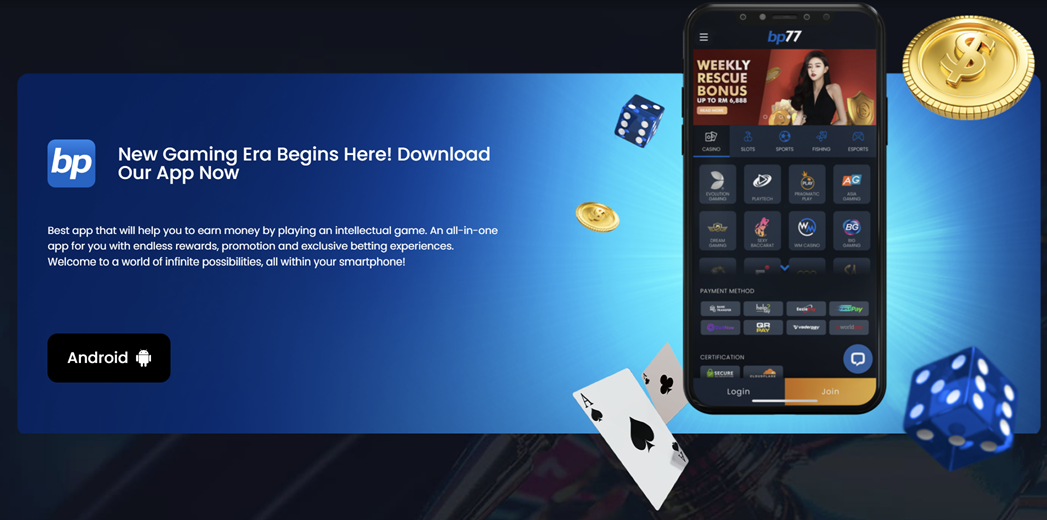 BP77 Singapore Mobile App