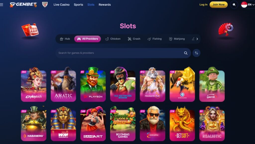 GEMBET Online Slot Games