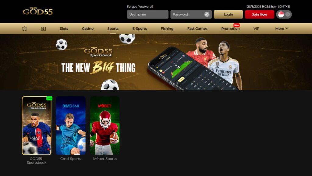 GOD55 Sports Betting