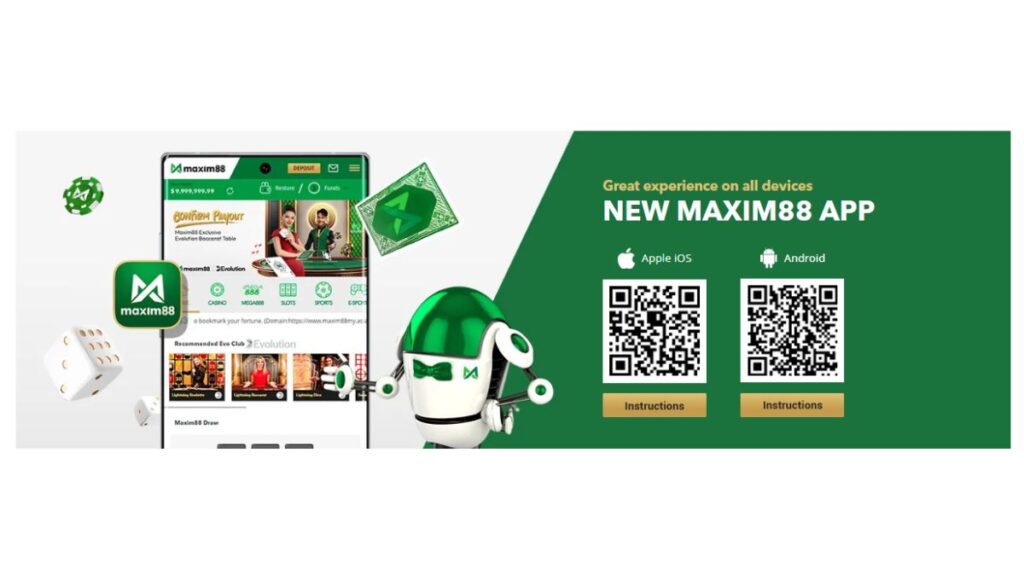 Maxim88 Mobile Casino App