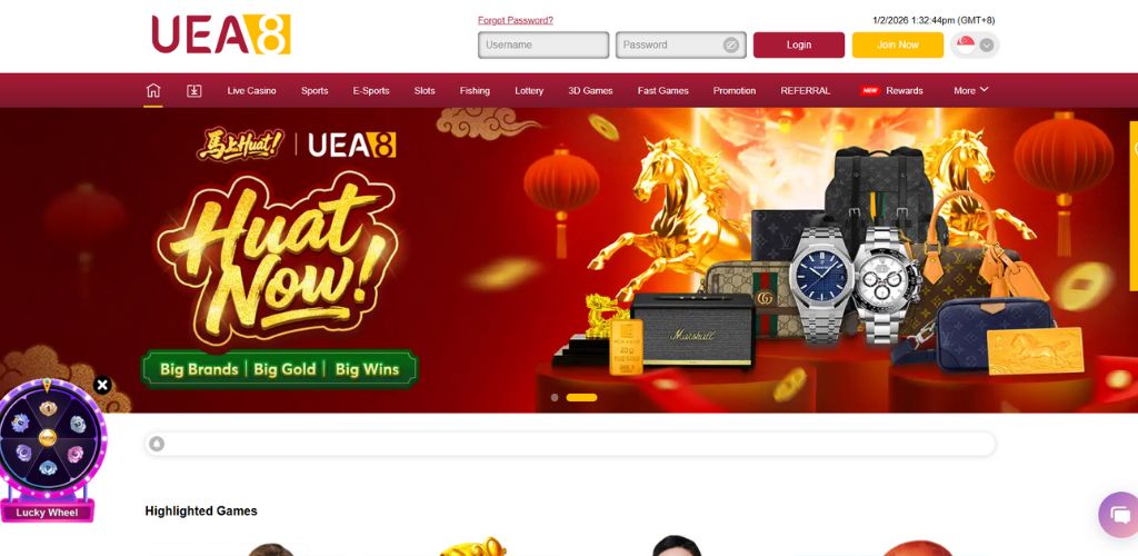 UEA8 Singapore Website