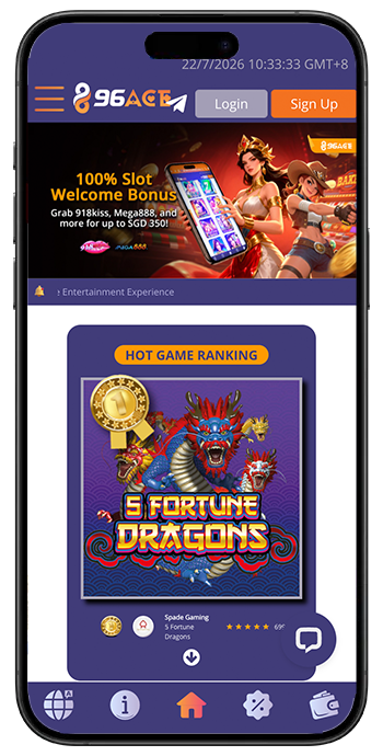 96ACE Mobile Casino Singapore