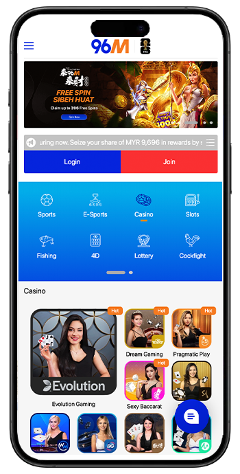 96M Mobile Casino Singapore
