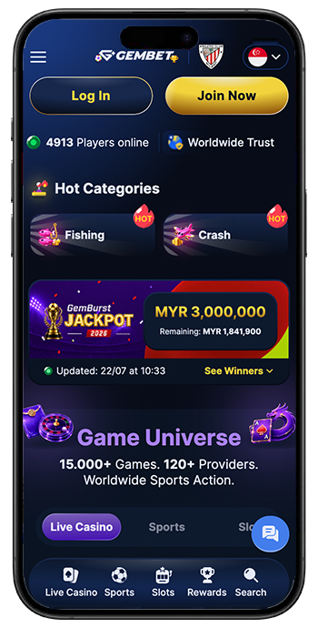 GEMBET Mobile Casino Singapore