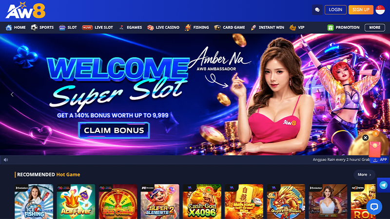 AW8 Online Casino Singapore Official Website