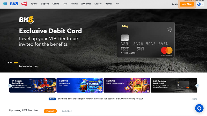 BK8 Online Casino Singapore Official Website